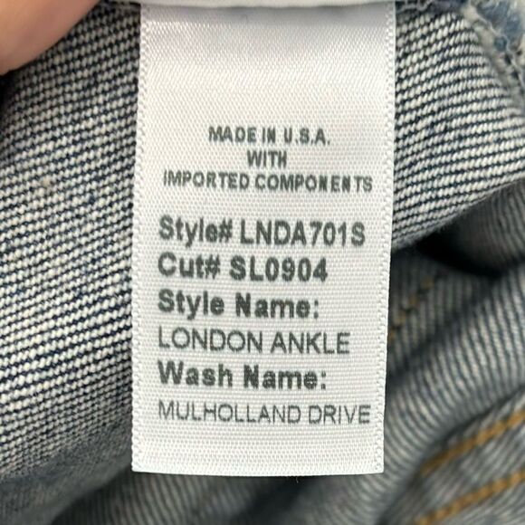 SLVRLAKE London Ankle Jeans in Mulholland Drive - Picture 11 of 12